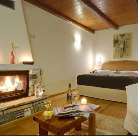 Ξενοδοχείο με διαμερίσματα πράσινο - γαλάζιο Mourésion