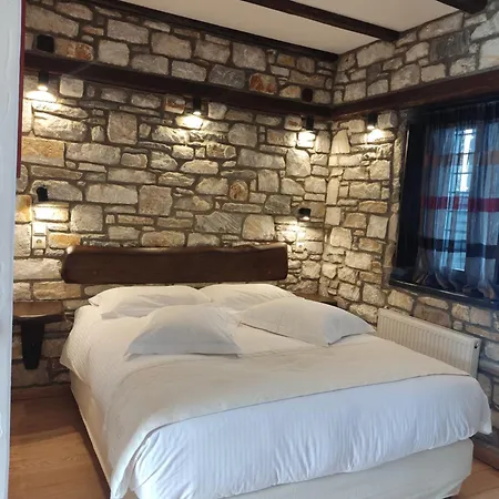 Prasino - Galazio Hotel apartamentowy Mourésion