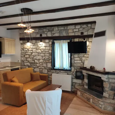 Prasino - Galazio Hotel apartamentowy Mourésion